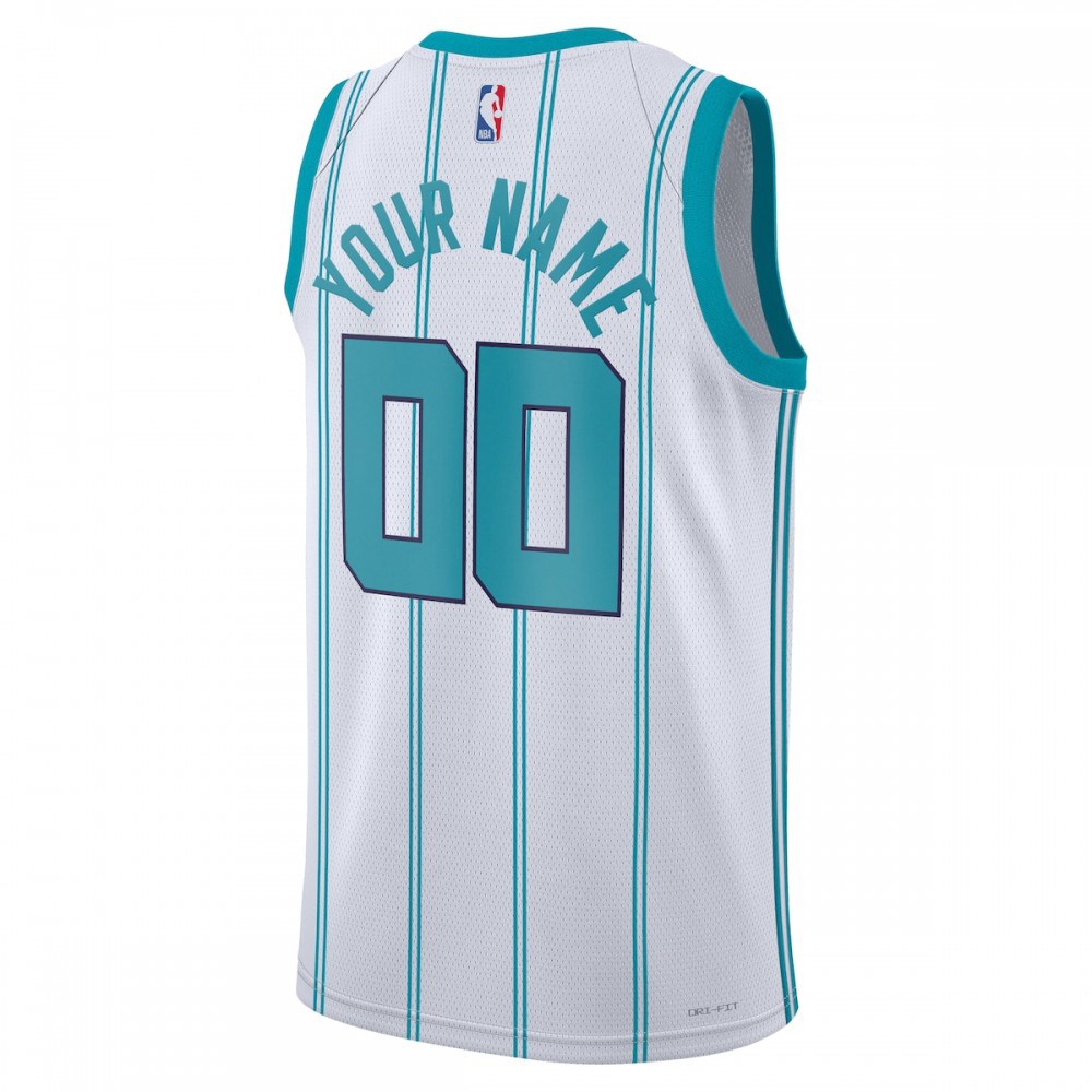 Charlotte Hornets Jordan Brand Unisex 2022/23 Swingman Custom Jersey White - Association Edition-Pro Kit Vault | Brand New 26/27 Sports Jerseys